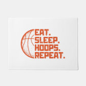 Paillasson Mangez des cerceaux de sommeil Répéter les citatio (Devant)