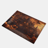 Paillasson Manoir gothique Éffrayant Halloween Maison effraya (Incliné)