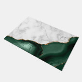 Paillasson Marbre Blanc Doré Agate Vert Emeraude (Incliné)