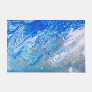 Paillasson Marbre bleu ciel