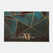 Paillasson Marbre géométrique Abstrait (Devant)