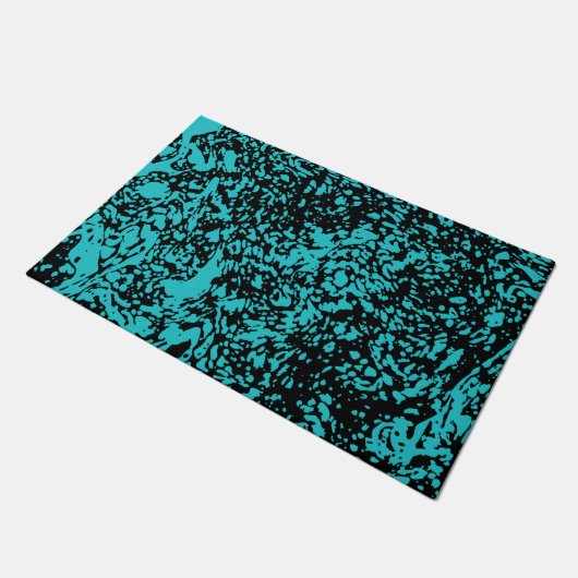 Paillasson Marbre Granit Texture Bleu (Incliné)