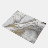 Paillasson Marbre liquide gris - perle et or (Incliné)