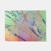 Paillasson Marbre vif | Aquarelle couleur gras pastel (Devant)