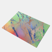 Paillasson Marbre vif | Aquarelle couleur gras pastel (Incliné)