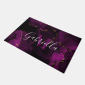 Paillasson Marbre violet et doré (Incliné)