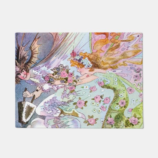 Paillasson "Marche du Blustering" Fairy Art de M T Ross (Devant)
