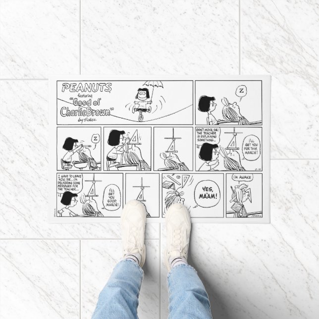 Paillasson Marcie & Pepperment Patty En Classe (Intérieur)