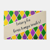 Paillasson Mardi Gras Porte Mat 24"x36" (Devant)