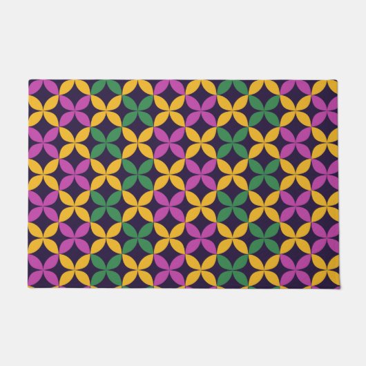 Paillasson Mardi Gras Sept Cercles (Devant)