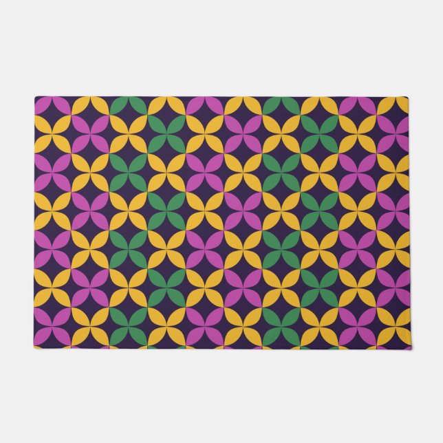 Paillasson Mardi Gras Sept Cercles (Devant)