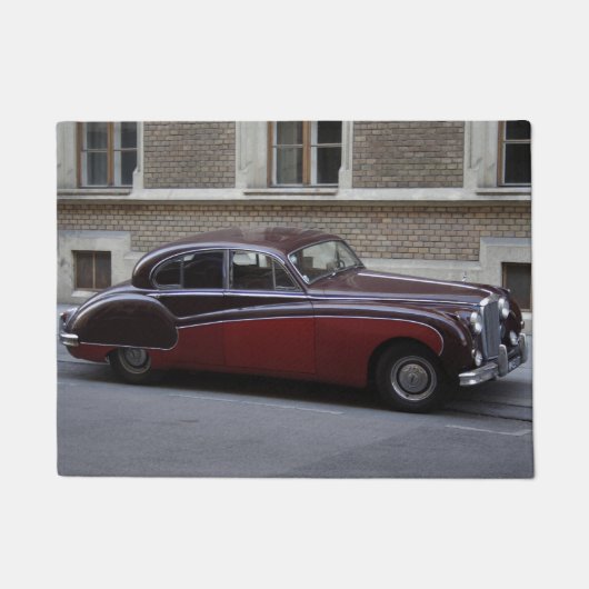 Paillasson Mark IX de Jaguar rouge (Devant)