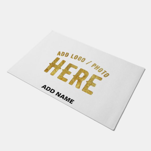 PAILLASSON MARQUE BLANCHE MODERNE ET PERSONNALISABLE VÉRIFIÉE (Incliné)