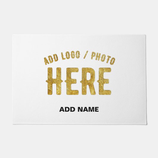 PAILLASSON MARQUE BLANCHE MODERNE ET PERSONNALISABLE VÉRIFIÉE (Devant)