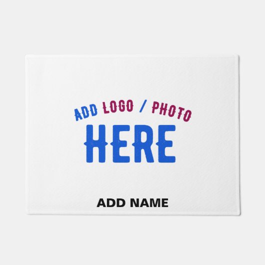 PAILLASSON MARQUE BLANCHE MODERNE ET PERSONNALISABLE VÉRIFIÉE (Devant)