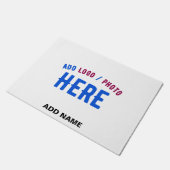 PAILLASSON MARQUE BLANCHE MODERNE ET PERSONNALISABLE VÉRIFIÉE (Incliné)