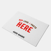 PAILLASSON MARQUE BLANCHE MODERNE ET PERSONNALISABLE VÉRIFIÉE (Incliné)