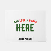 PAILLASSON MARQUE BLANCHE MODERNE ET PERSONNALISABLE VÉRIFIÉE (Devant)