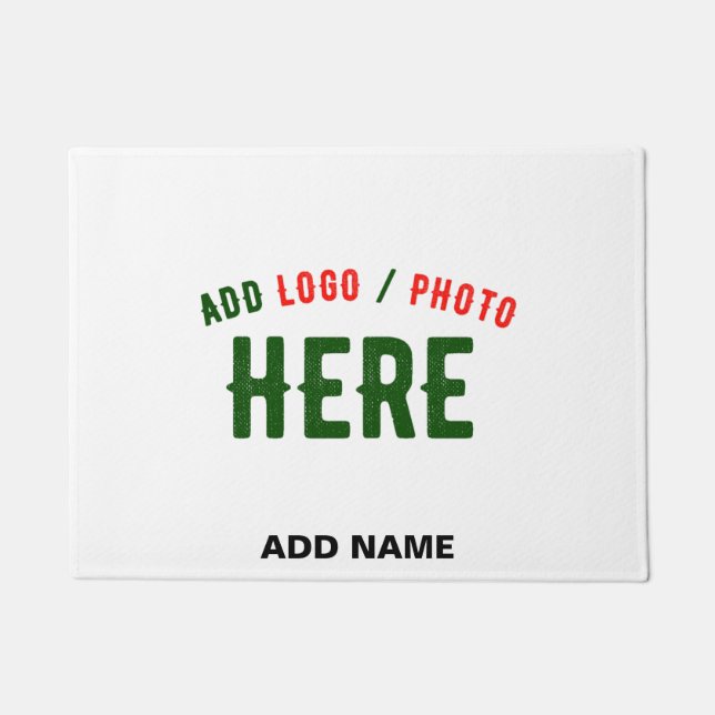 PAILLASSON MARQUE BLANCHE MODERNE ET PERSONNALISABLE VÉRIFIÉE (Devant)