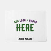 PAILLASSON MARQUE BLANCHE MODERNE ET PERSONNALISABLE VÉRIFIÉE (Devant)