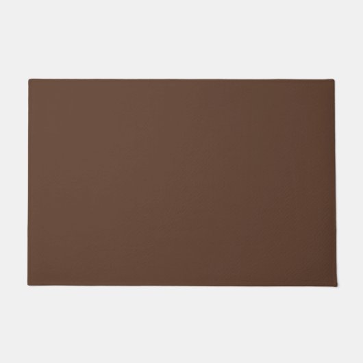 Paillasson Marron Chocolat Moderne Uni (Devant)