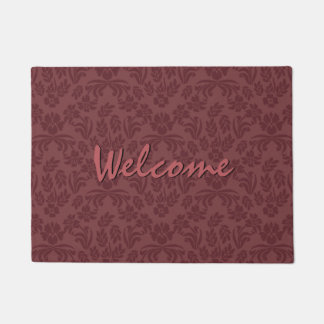 Paillasson Marsala Damask Porte d'accueil Mat