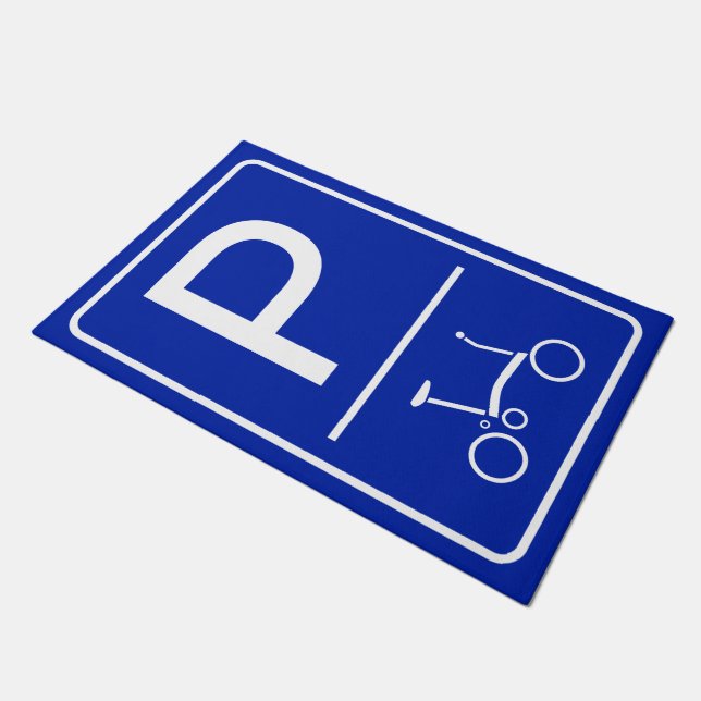 Paillasson Mat à bicyclette pour Brompton ou vélo pliant (Incliné)