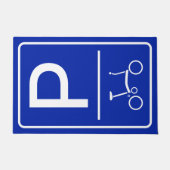 Paillasson Mat à bicyclette pour Brompton ou vélo pliant (Devant)