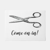 Paillasson Mat bienvenu de coiffeur (Devant)