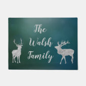 Paillasson Mat d'accueil personnalisé des cerfs (Devant)