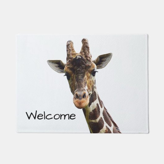 Paillasson Mat d'accueil pour girafe (Devant)