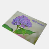 Paillasson Mat d'accueil Purple Hydrangea (Incliné)