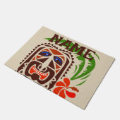 Paillasson Mat d'accueil, Tiki Bar.modifier le texte Doormat (Incliné)