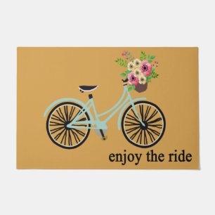 Paillasson Mat De Bienvenue À Vélo, Porte À Vélo, Cadeau À Vé
