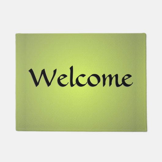 Paillasson Mat de bienvenue au citron vert (Devant)