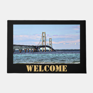 Paillasson Mat de bienvenue du pont Mackinac