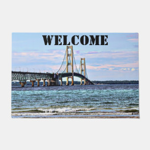 Paillasson Mat de bienvenue du pont Mackinac