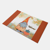 Paillasson Mat de bienvenue Gnome d'automne (Incliné)