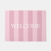 Paillasson Mat de bienvenue rose (Devant)