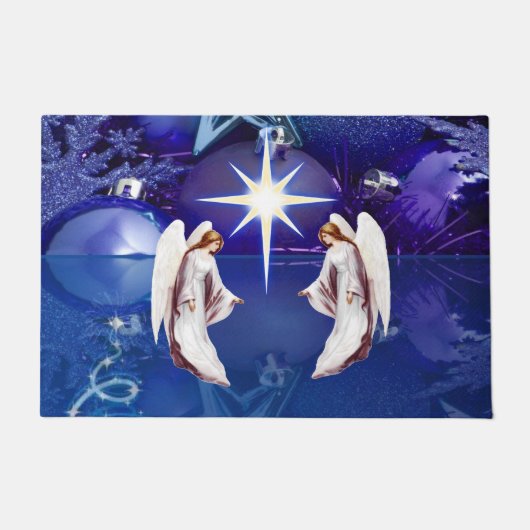 Paillasson Mat de la porte de Noël, Ange de Noël (Devant)