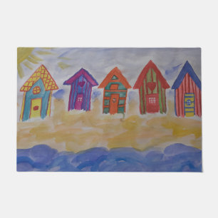 Paillasson Mat de la porte des cabanes de plage