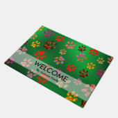 Paillasson Mat de la porte des pattes boueuses (Incliné)