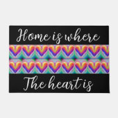 Paillasson Mat de la porte du coeur (Devant)