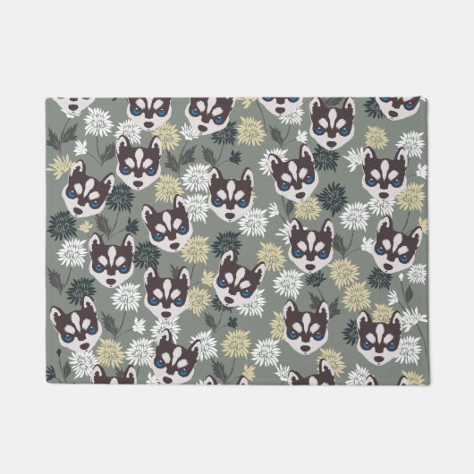 Paillasson Mat de la porte Husky (Devant)