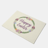 Paillasson Mat de Pâques "Bonne Pâques" Wreath (Incliné)