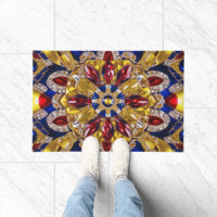 Mat de porte avec design colombien Colors