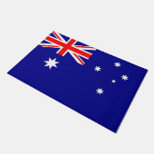 Paillasson Mat de porte avec drapeau d'Australie (Incliné)