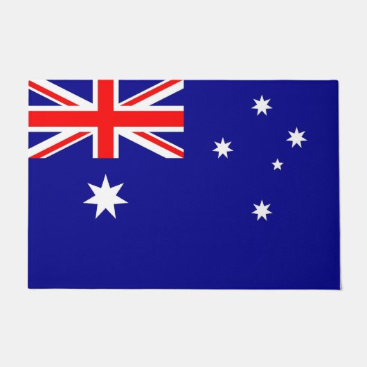 Paillasson Mat de porte avec drapeau d'Australie (Devant)