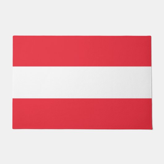 Paillasson Mat de porte avec Drapeau d'Autriche (Devant)