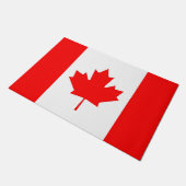 Paillasson Mat de porte avec drapeau du Canada (Incliné)